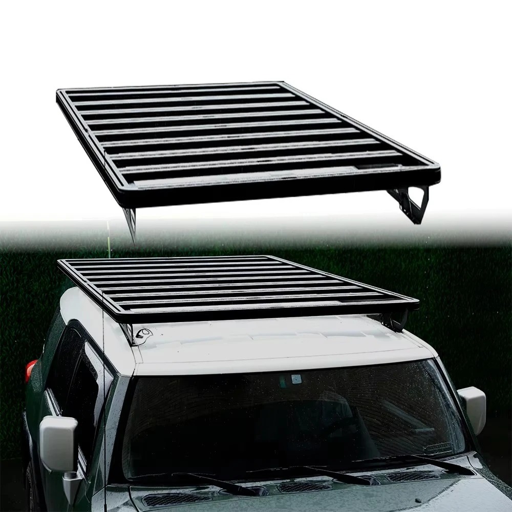 High-Strength Aluminum Roof Rack Lightweight Cargo Platform for Off-Road Trips Camping Gear for  Land Cruiser 76 Series
